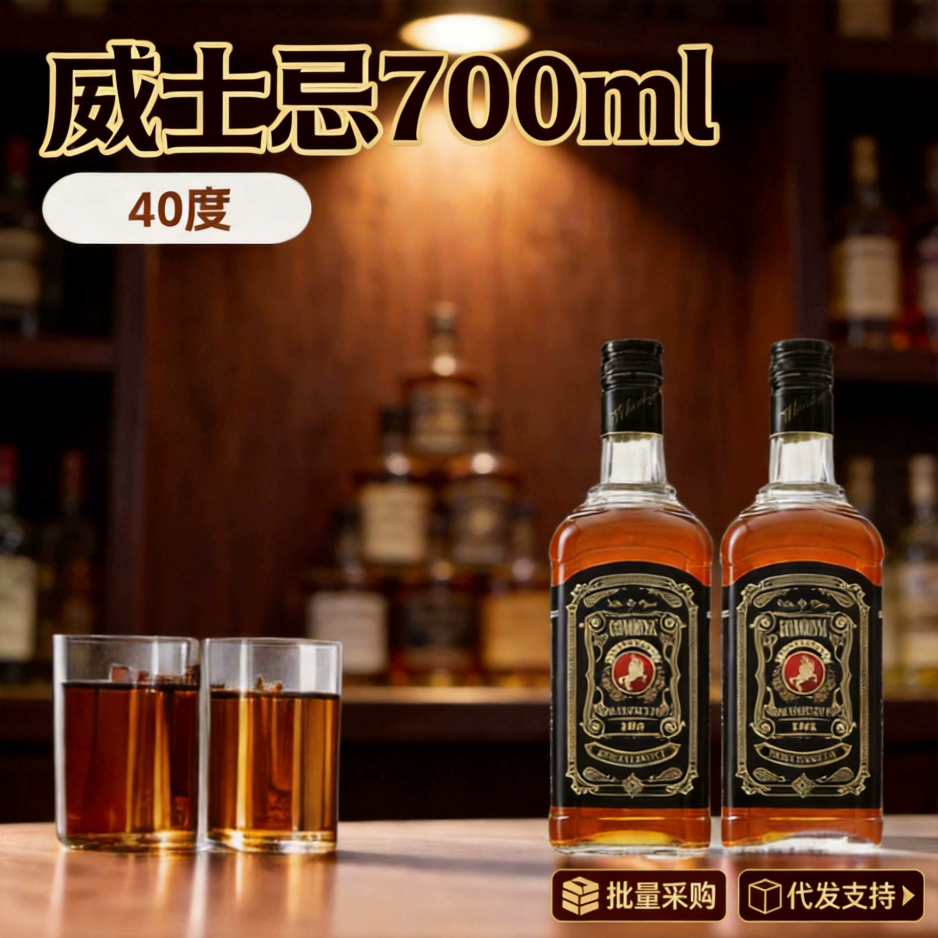 Фабрика оптовой большое количество Congyou XO иностранное Вино Виски доставка купеческий бар с 700 мл 40 °