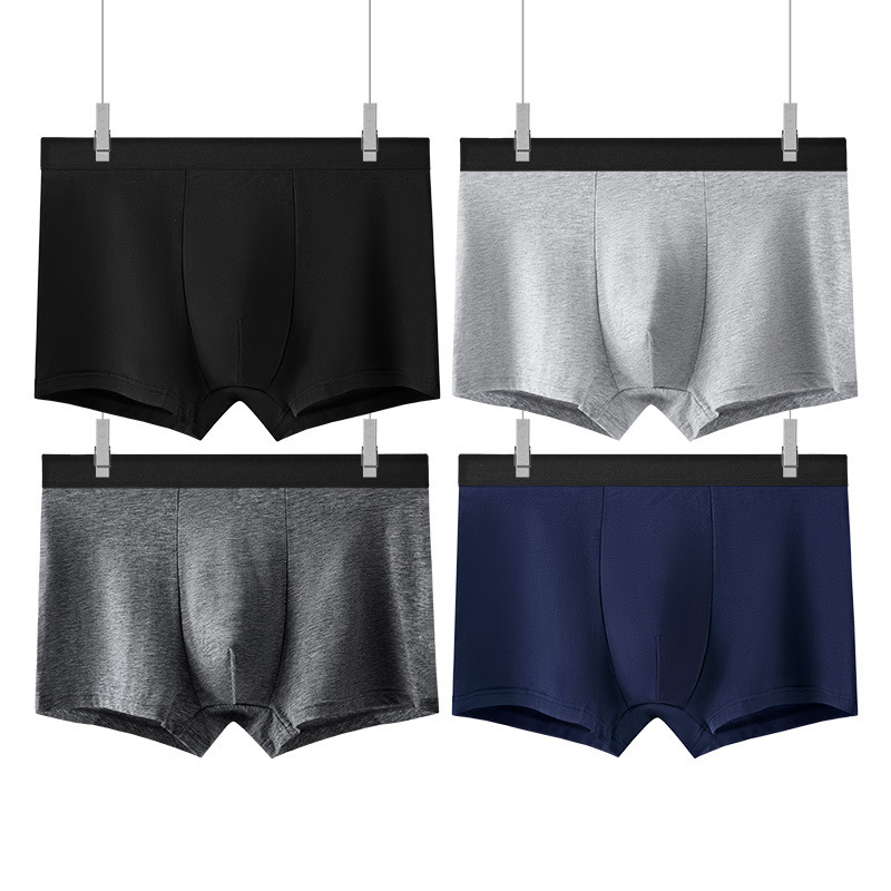 【Special Offer】 Men's Boxer Briefs for Cross-Border Trade, Breathable and Comfortable, Popular Style, Four-Corner Design, European and American Overseas Market