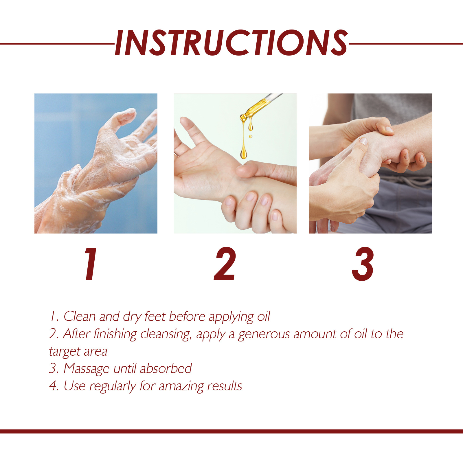 Mars Repair Körpermassagepflege, lindert Schmerzen im Handgelenk, ätherisches Öl_voghion.com