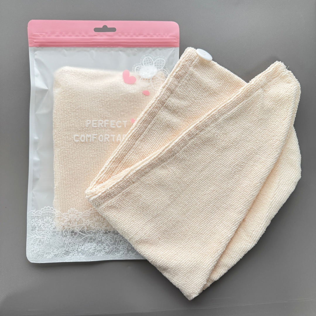 Gorro de cabello seco de absorción de agua, paquete de absorción de agua transpirable, toalla de cabello doméstica delgada, toalla de cabello de secado rápido universal para mujeres, toalla de cabello de viaje corto
