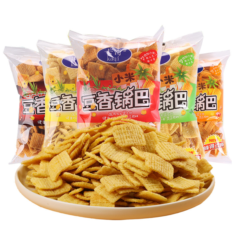 Kaqi キビ豆風味クリスピーライススパイシーポケットバルク昔ながらのクリスピーライス小包装全箱スナック|undefined