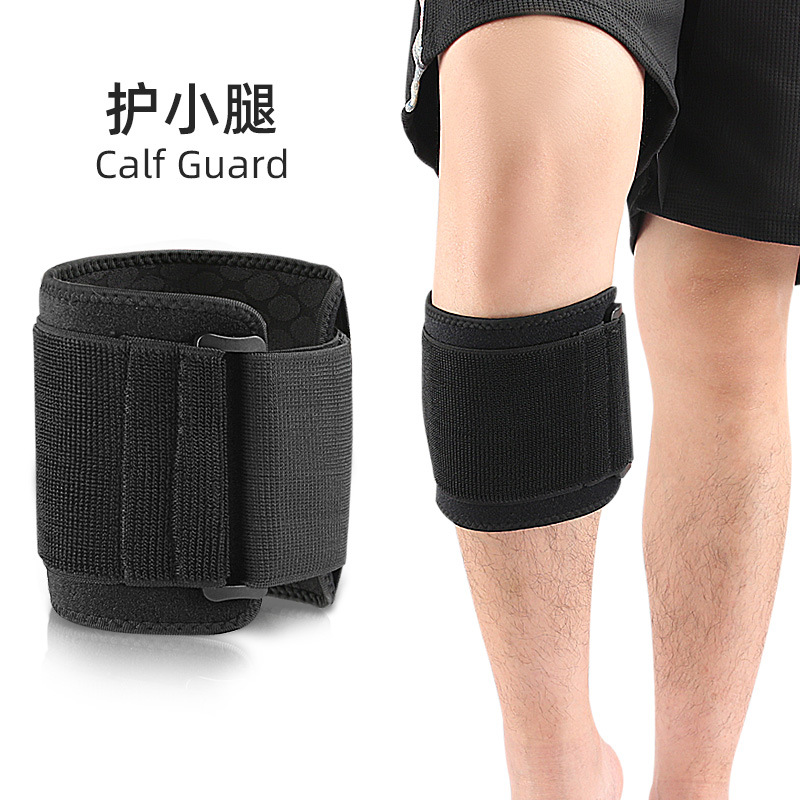 Cross-border Sports Fitness Protector Size Leg Sleeve Built-in Pressure Pad Basketball Running Shock Absorption and Pressure Reduction Adjustable Shaping Leg Guard