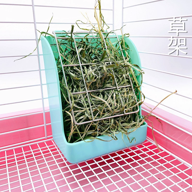 Заводская Тоторо стойка для травы кролика может быть закреплена внешняя пружинная стойка для травы кролика Весенняя стойка для травы кролика