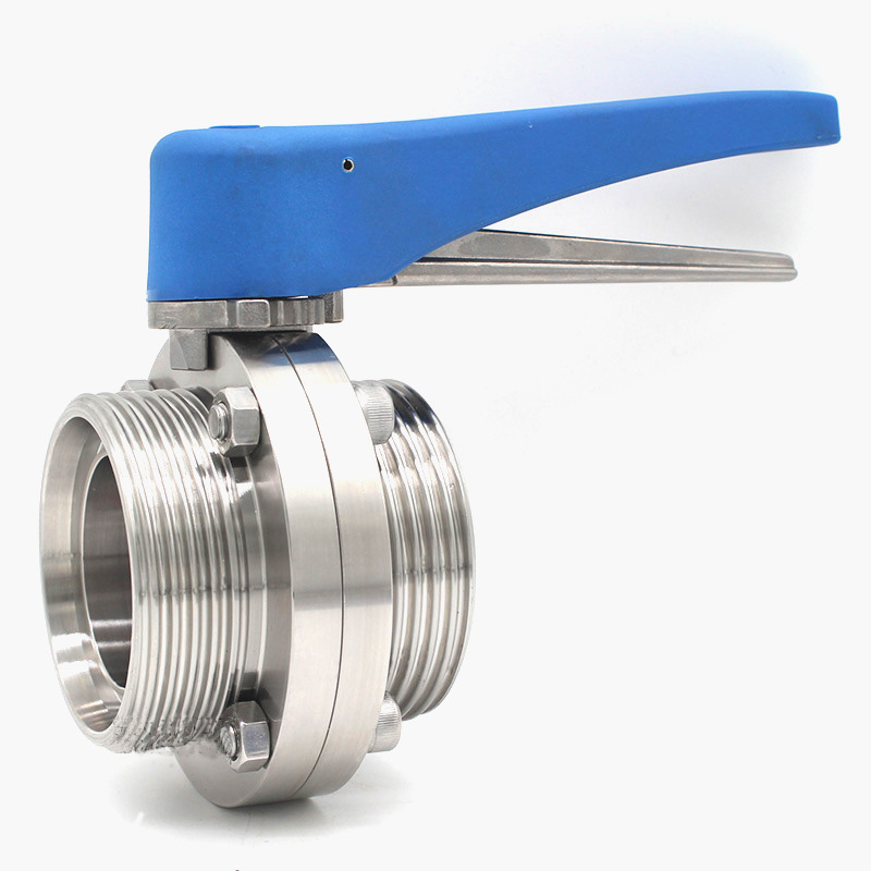 Ѽ���ֱ�����ֵ±��ӵ���DIN11851 UNION BUTTERFLY VALVE