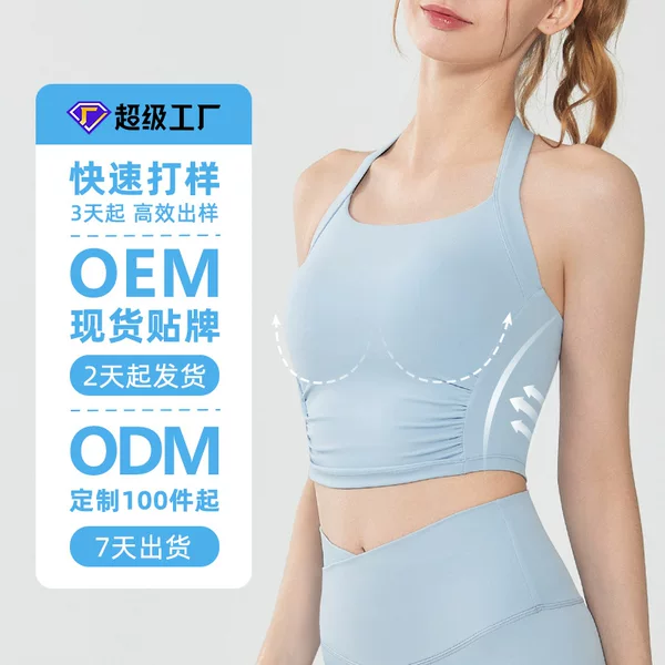 [Customized Processing] Yoga Vest for Women with Chest Pads, Shockproof Sports Bra, Suspender Bra, Yoga Wear