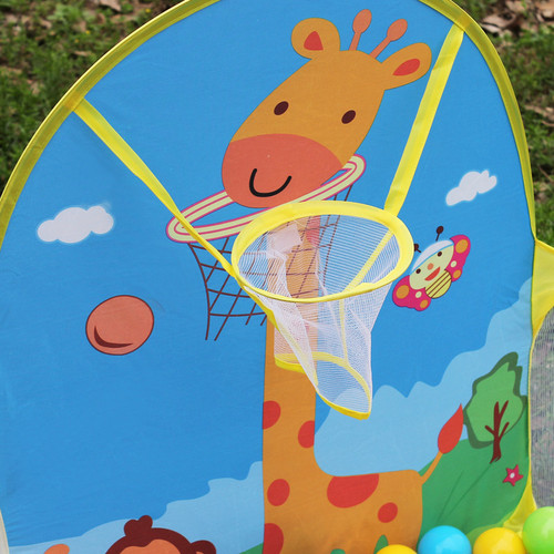 Cross-border children's cartoon basketball shooting foldable ocean ball pool indoor outdoor toy game house baby tent