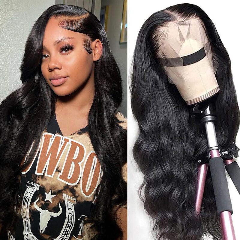 Wavy Lace Front Wig, Synthetic Fiber, Uncut, with Baby Hair
