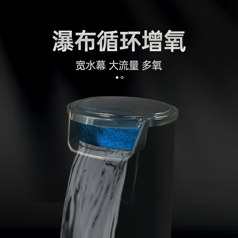 批发低水位过滤器乌龟缸内置静音过滤泵小型鱼缸浅水瀑布式净水器