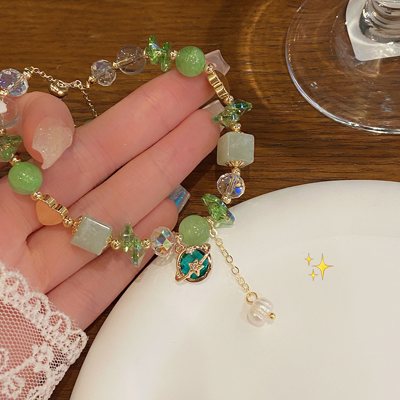 1 Piece Quantity Holiday Occasion Crystal Material Women'S Crystal Healing Geometric Bracelets Healing Crystals Jewelry