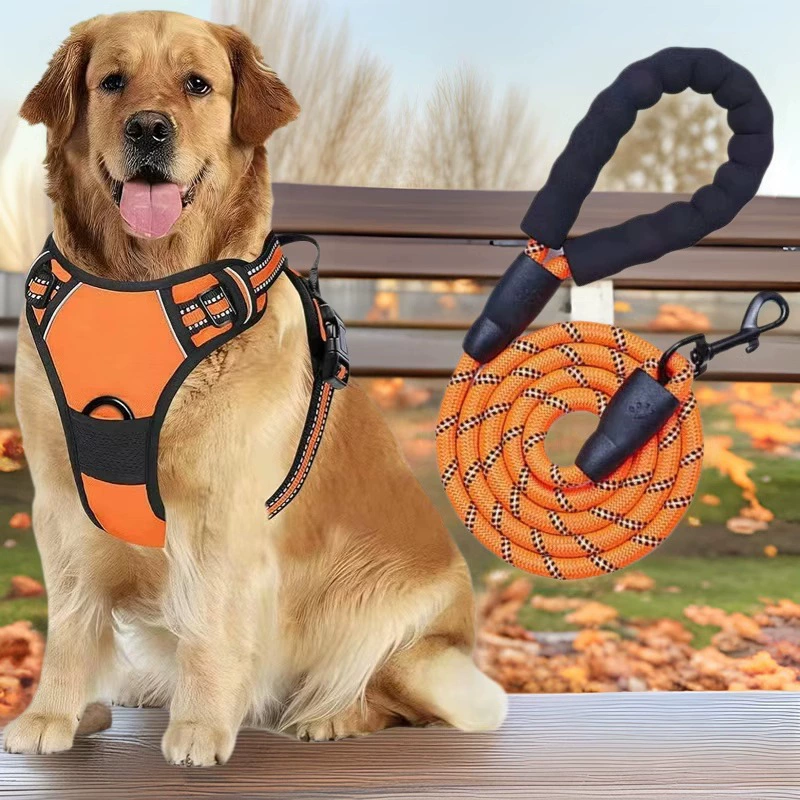 Трансграничное специальное предложение для собак, поводок для домашних животных, грудная клетка, нейлон, собачий веревка, крупный и средний собачий, товары для домашних животных, завод прямых волос