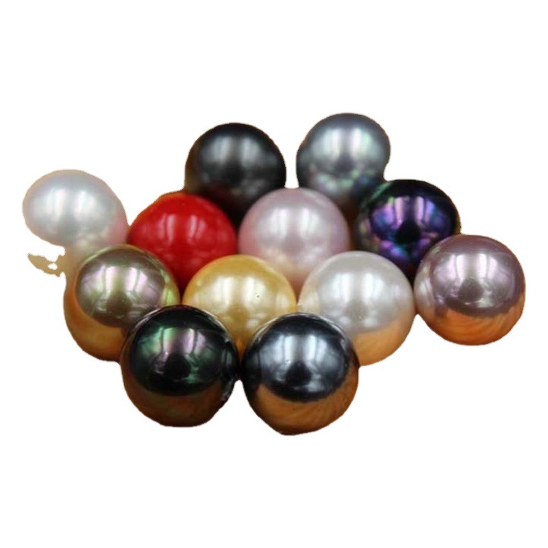 まねる南洋貝珠カラー半穴貝殻真珠diyアクセサリーペンダントアクセサリー施家真珠散珠卸売り