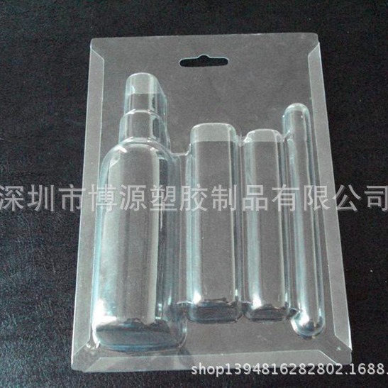 深圳厂家：折边插卡吸塑包装　吸塑盒　PVC吸塑包装