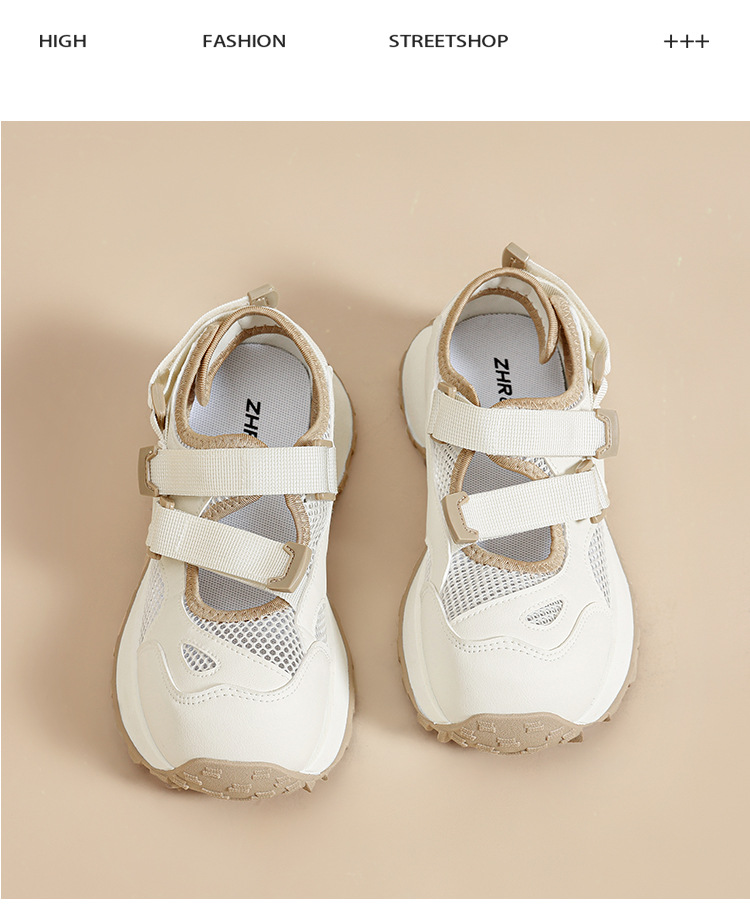 Giày thể thao nữ dáng sandal leo núi thoáng khí — IF152E Màu mơ chi tiết 20