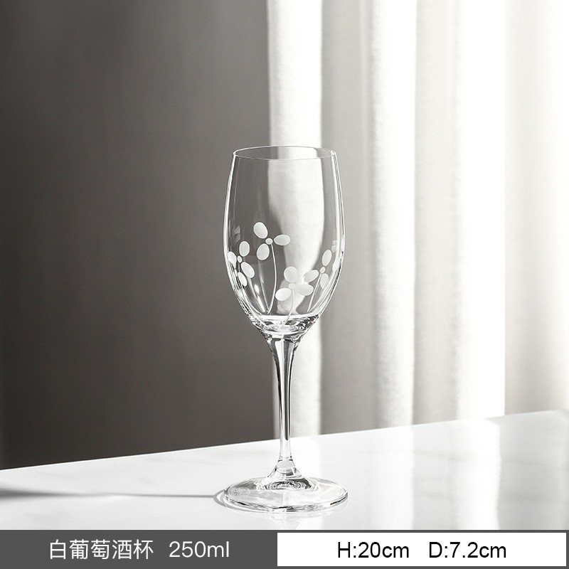 Tazas de cristal checas para el hogar esmerilado tazas de vino rojo tazas de borgoña talladas tazas hechas a mano tazas de vino creativas