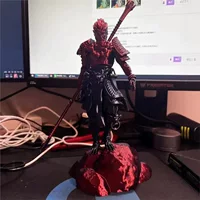Новые черные мифические украшения Солнца Вуконга, напечатанные на 3D-принтере, многоцветные дополнительные офисные украшения, стильный настоящий дьявол Вуконг