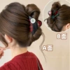 2# black button clip AB surface 9cm
