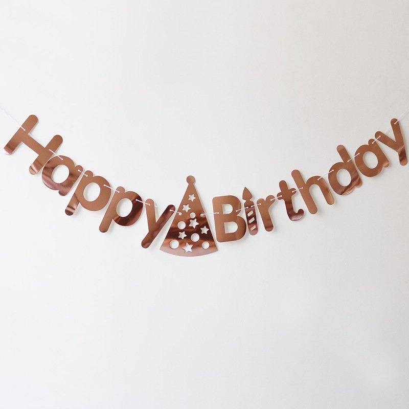 ins ワンピースハッピーバースデーハッピーバースデーフラグベビー 1 歳パーティー誕生日装飾バナー|undefined