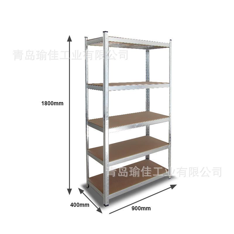 Estante de almacenamiento ligero Estante de almacenamiento doméstico multifuncional Estante de exhibición de supermercado Estante de metal desmontable