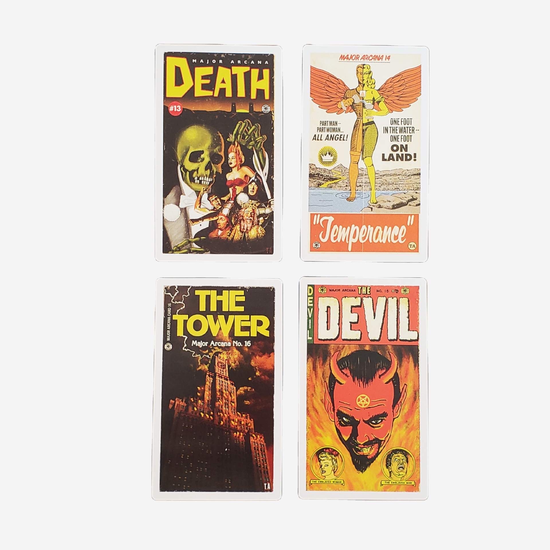 The Pulp Tarot Cards Deck For Party Games And Card Readers_voghion.com