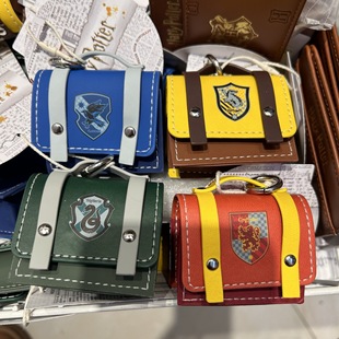 New Popular Creative Harry Potter Series Preppy Style Leather Headphone Bag Miniso