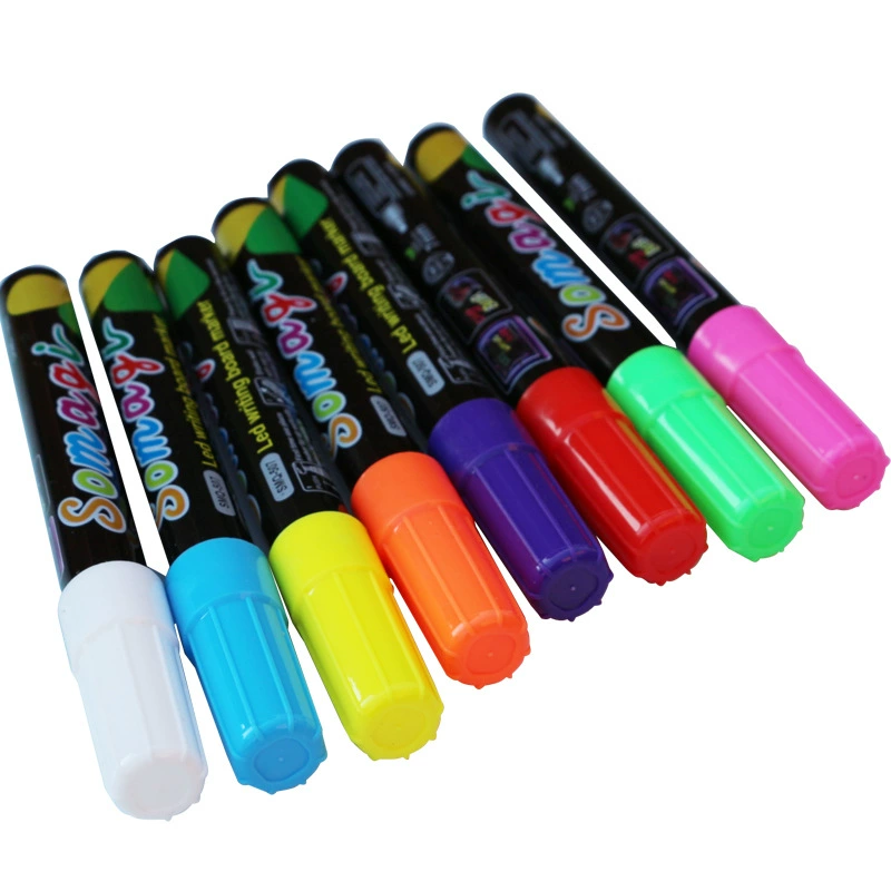 Литой Blackboard Light Board Lights Board Blocker Line Water -soluble Platform LED LED Color Painting Writing