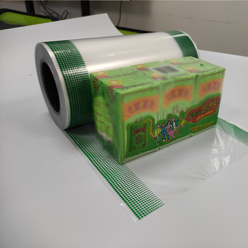 Leche bebida yogur PE película de encogimiento del agujero de alfiler baja temperatura PE película de encogimiento de calor