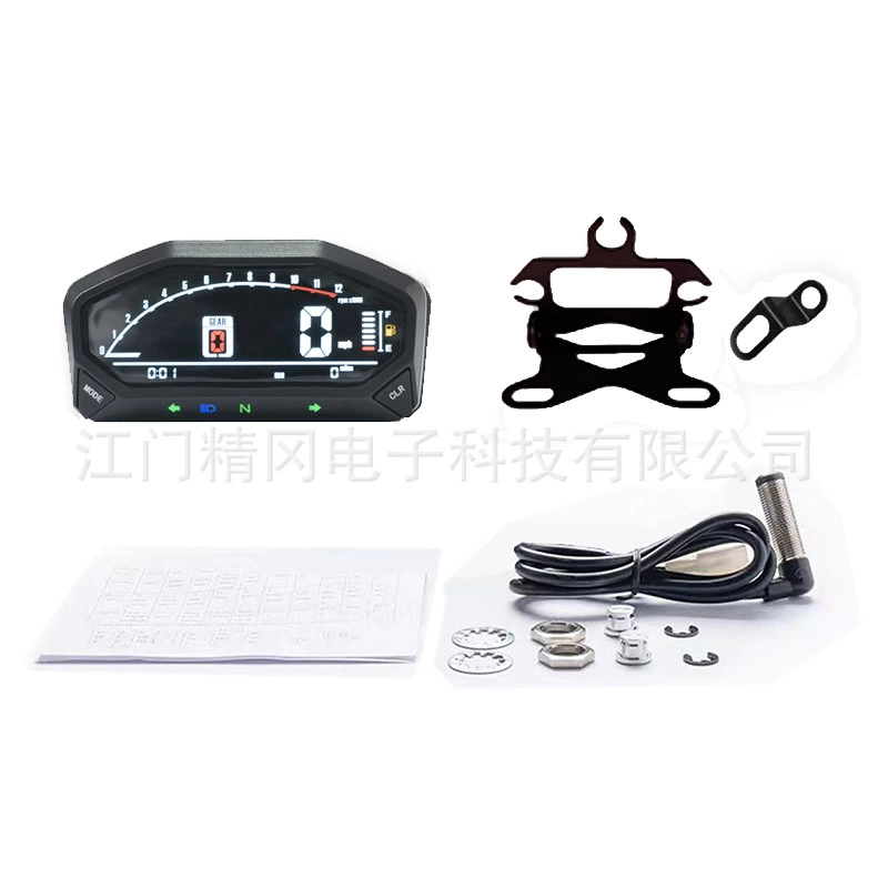 Модифицированный прибор для мотоцикла Little Monster VA, уровень масла, рулевая фара, сигнализация неисправности, модифицированный универсальный прибор