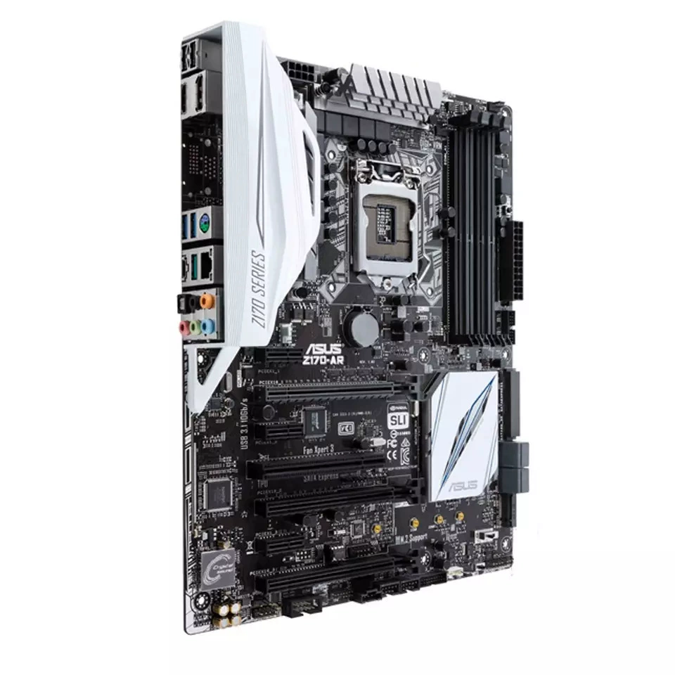 Материнская плата Asus, совместимая, бесшумная, Z170