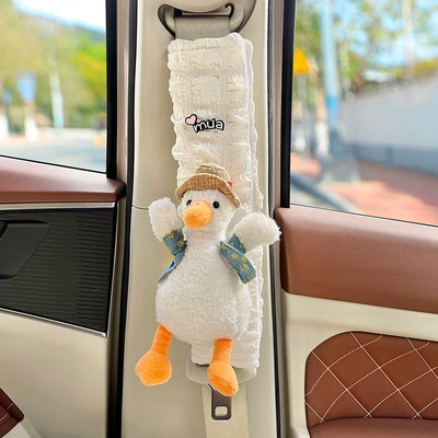Seat belt shoulder pad — Protection, Anti-Wear Clothing for Women - come-on-duck-puff-shoulder-pads-30cm-single