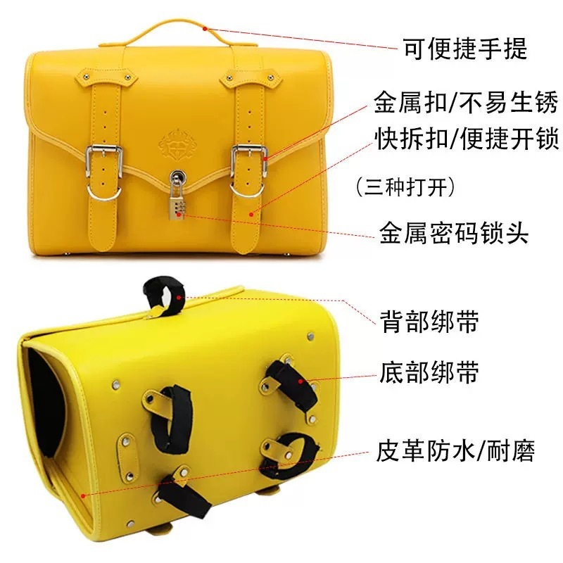 Cross-Border New Upgraded Quick-Release Motorcycle Extra-Large Tail Bag Waterproof Motorcycle Gear Riding Rear Seat Travel Bag
