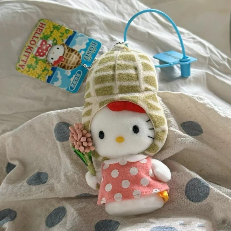 中古ピーナッツベビーハローキティバッグペンダントスクールバッグ小さなペンダント人形ぬいぐるみかわいいハロー|undefined