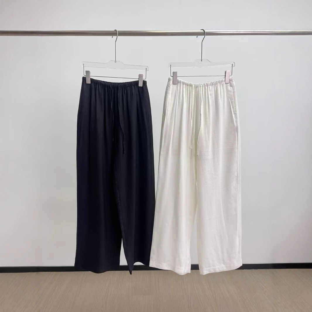 Z亚麻粘胶休闲裤
