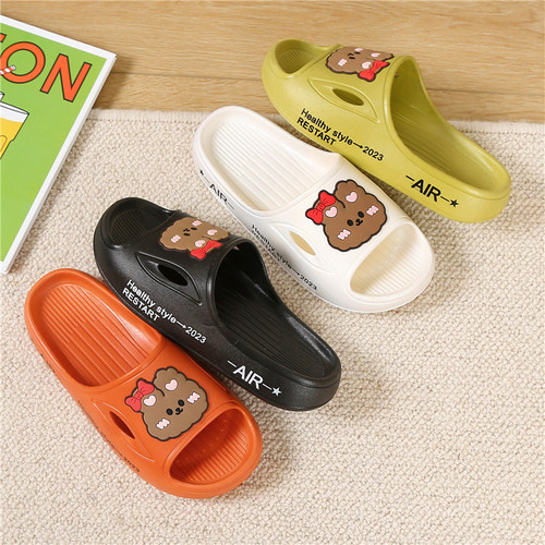 New Cute Slippers for Women Summer Outdoor Wear Indoor Home Non-slip Soft Thick Soled Ladies Sandals Slippers