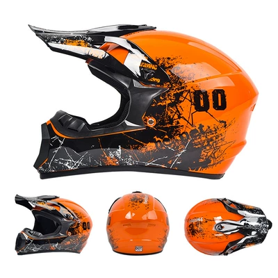 Motorcycle Safety Supplies – Go-Kart Downhill Bicycle Helmets - orange-00-special-contribution-for-foreign-trade-s-55-56-head-circumference