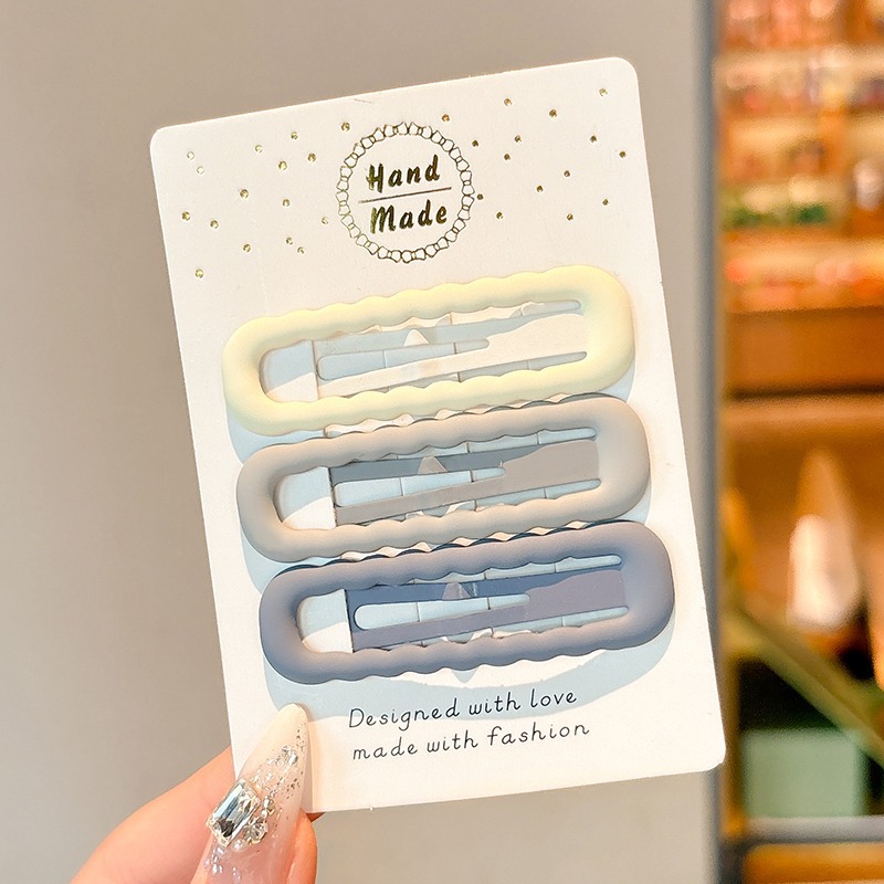 Coreano frisa cabello rotura BB clips tocado clips de cabello frontal lateral clips de cabello detrás de la cabeza clips de cabello