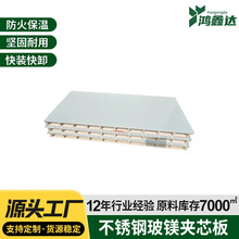 防火食品车间手术室净化不锈钢夹芯板 隔断复合保温玻镁夹芯板