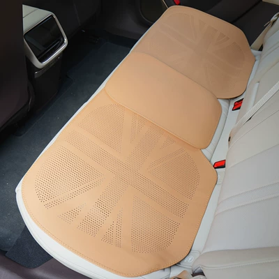 Cushion, Universal for All Seasons, High-End, Universal seat cover - union-jack-flat-style-akishima-kuri-back-row-universal-model