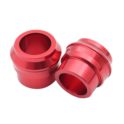 Motorcycle wheel hub rear wheel hub spacer gasket - red-front-spacer-sleeve