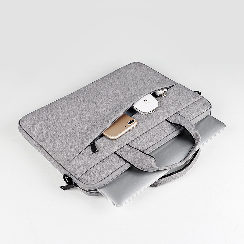 Wholesale shoulder portable laptop bag waterproof briefcase 1314 15.6 inches for men and women with printable logo