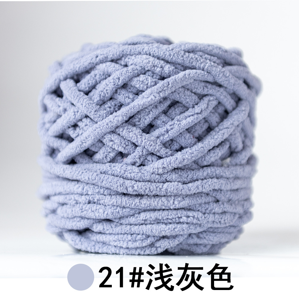 Hilo de la tira de hielo hilo de una sola hebra de lana gruesa bola de aguja hilo tejido a mano bolsa bufanda material de DIY Paquete de fábrica al por mayor