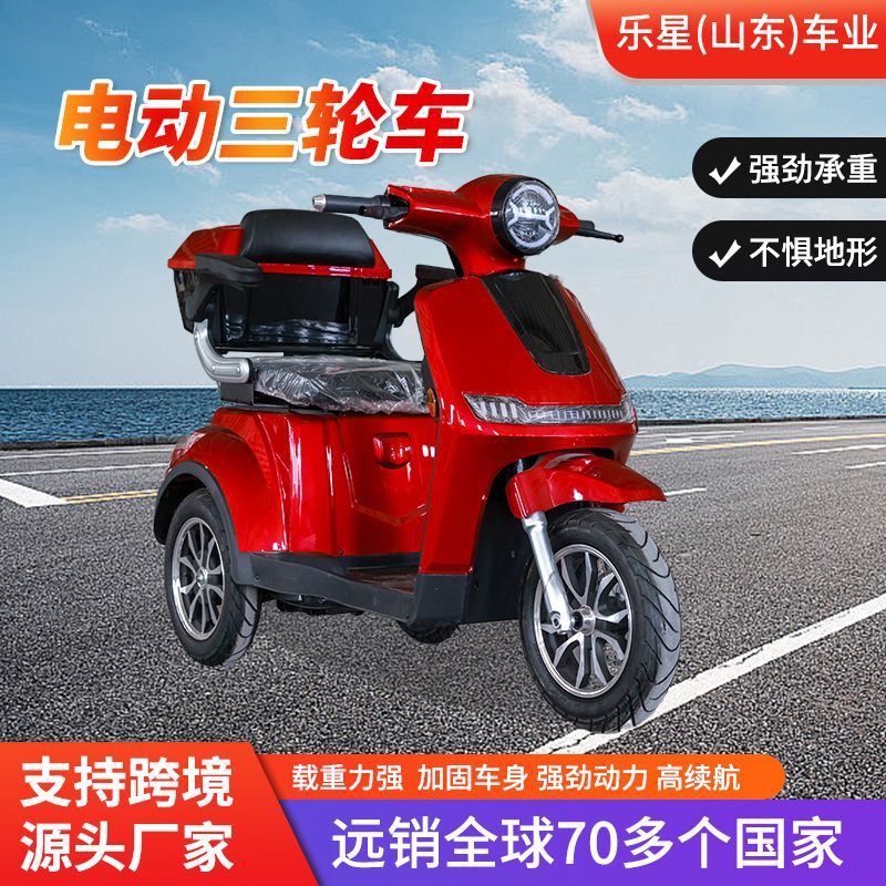 New Electric Tricycle for the Elderly, Foreign Trade Export, Household Leisure, Adult Cargo Mini Electric Scooter