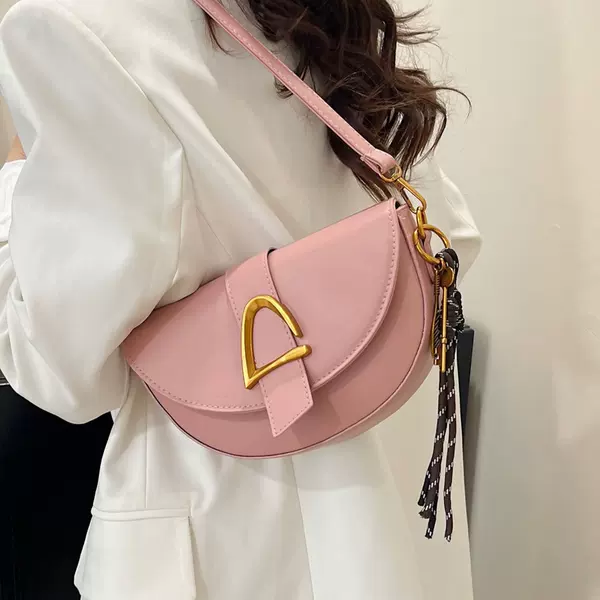 Underarm saddle bag 2025 new fashion retro versatile shoulder crossbody bag