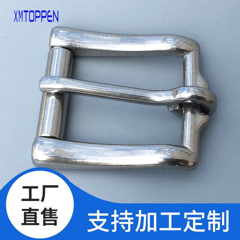 厂家供应简约不锈钢针扣方扣皮带腰带扣 装饰五金服装配饰扣批发|ms