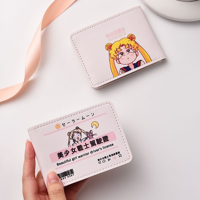 美少女战士驾驶证保护套二合一行驶证机动车驾照本皮套高颜值卡包