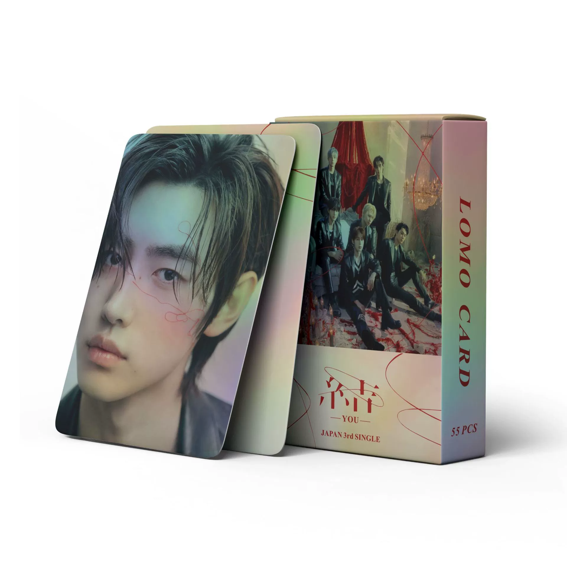 Набор K-pop LOMO фото-карточек, 55 шт., EN группа, разные стили