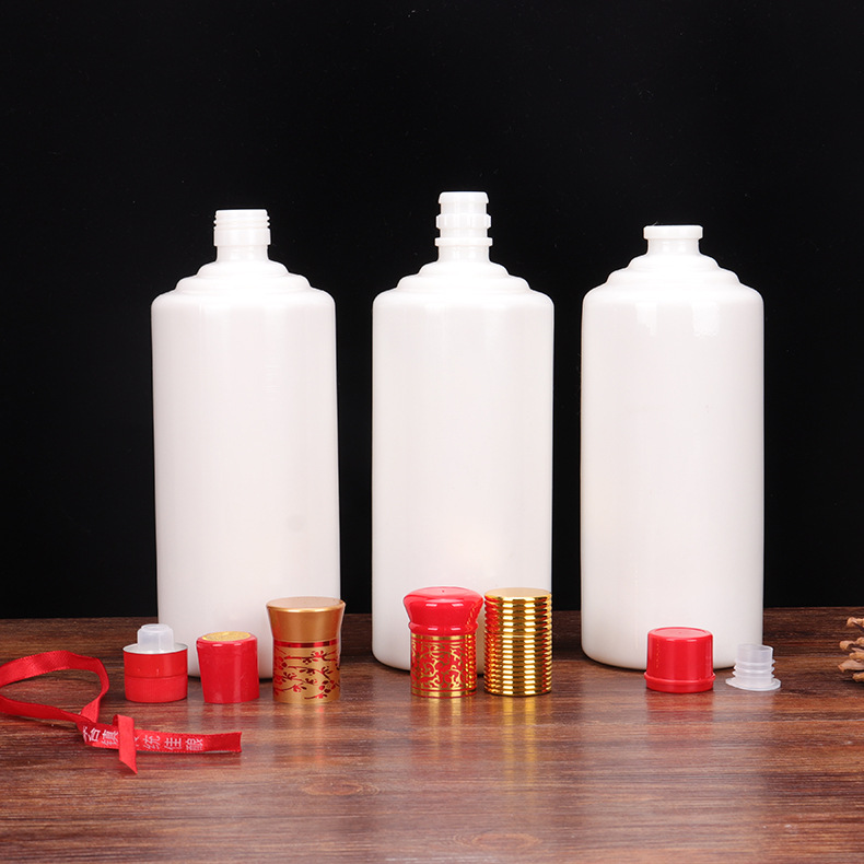 批发定制 茅台酒瓶玻璃瓶纸箱套装 白酒玻璃瓶 带盖茅台