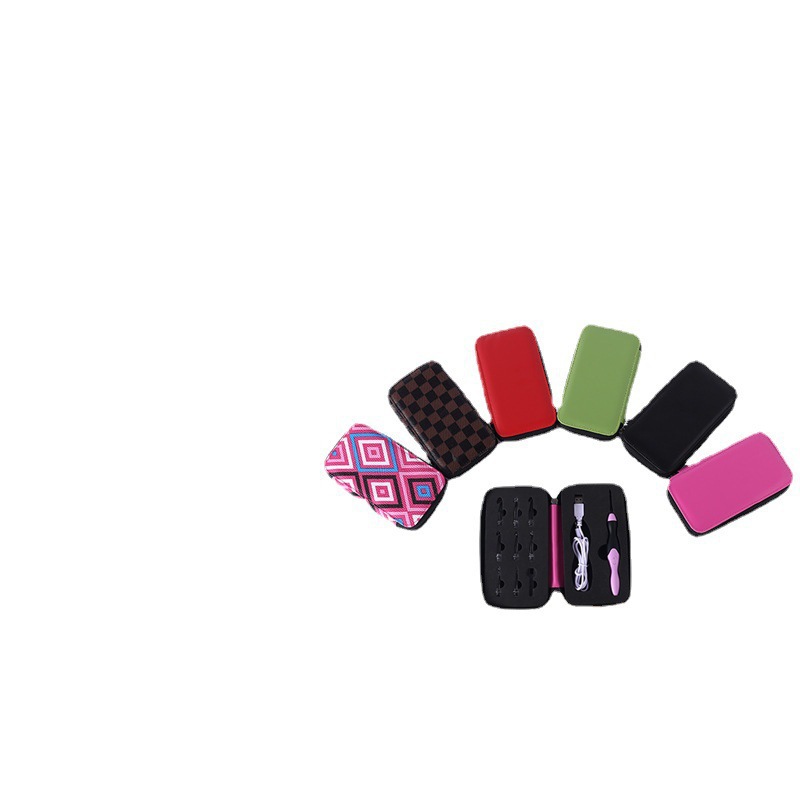 Venta directa de fábrica herramienta tejida paquete de ganchillo LED crochet 9 en 1USB carga ajuste brillo
