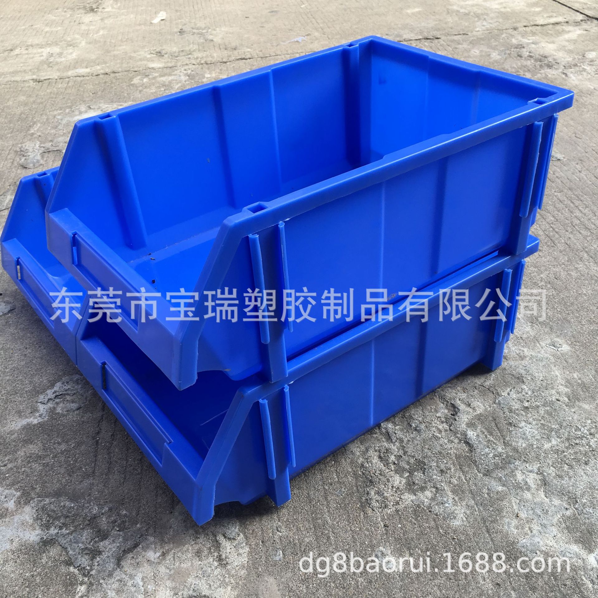 加厚零件盒背挂塑料元件盒斜口组合工具盒货架螺丝分类盒现货