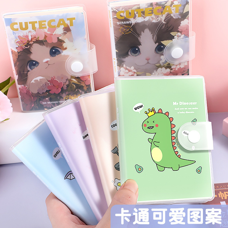 Quartet partners creative inspirational 100K snap button small rubber sleeve student notepad wholesale portable notebook stationery