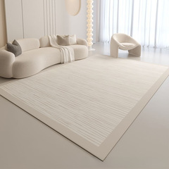 Cross-border living room carpet cream style stain-resistant easy to clean mat living room high-end home use anti-slip mat Tianjin carpet